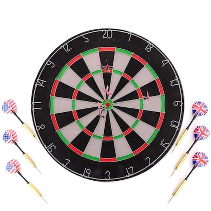 Sports Active Dartboard, 45×2 Cm Με 6 Βελάκια Σε Κουτί Jh20257