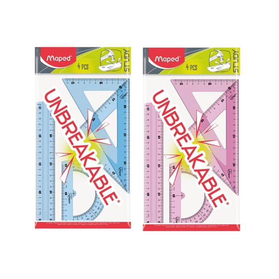 Σετ Όργανα Γεωμετρίας Maped Unbreakable 20 cm (4 Τεμάχια) image 0