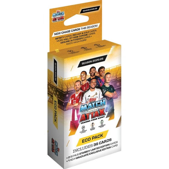 Topps Κάρτες UCC 2025/26 Match Attax Eco Pack image 0