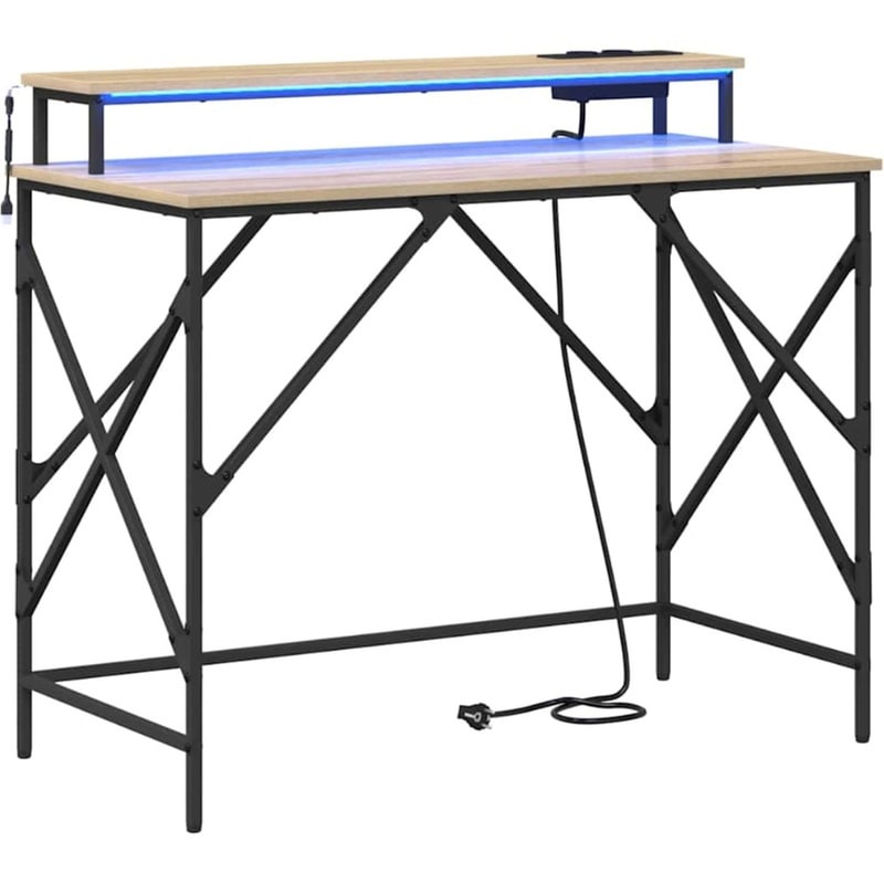 Γραφείο VidaXL από Επεξεργασμένο Ξύλο 100x50x86,5 cm - Sonoma Δρυς
