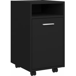 Ντουλάπι Γραφείου VidaXL από Μοριοσανίδα 33x38x60 cm - Μαύρο