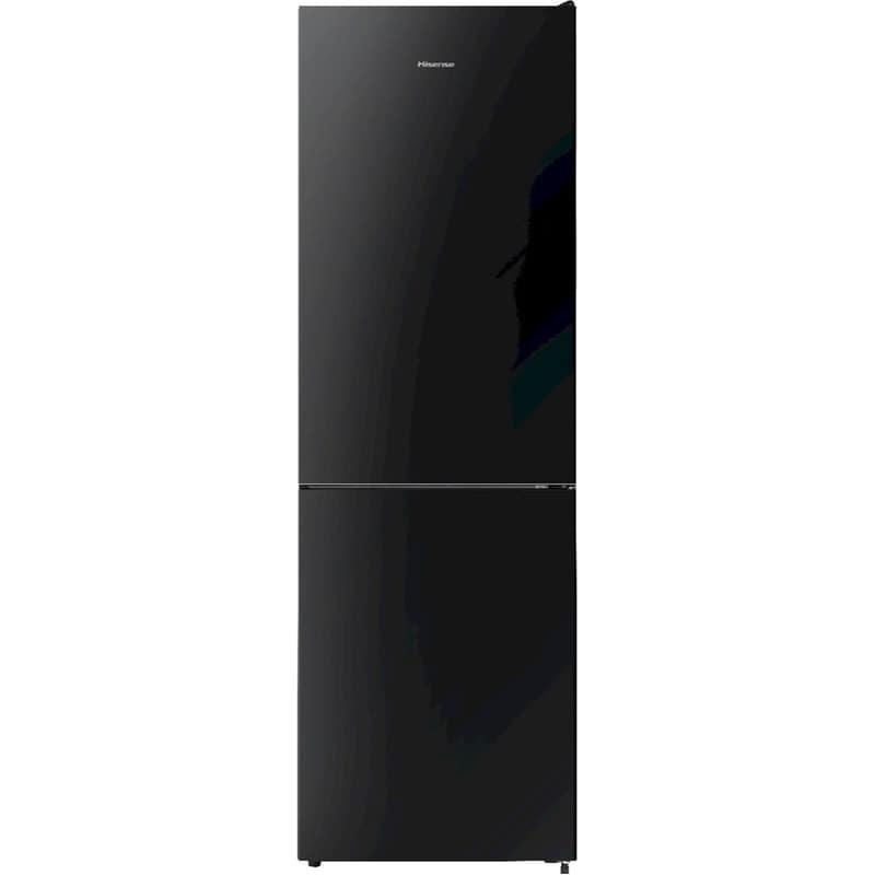 HISENSE HISENSE RB390N4GBE Total No Frost 304 Lt Black Glass Ψυγειοκαταψύκτης