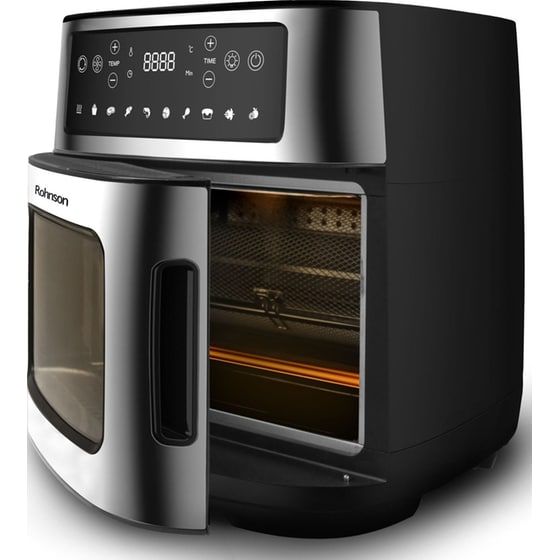 ROHNSON R-2853 με Πόρτα 1900W 12 L Ασημί Φριτέζα Αέρος image 7