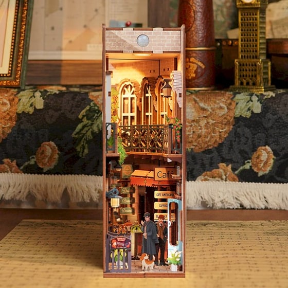 DIY 3D Puzzle Book Nook Kit Βιβλιοστάτης - Baker Street image 9