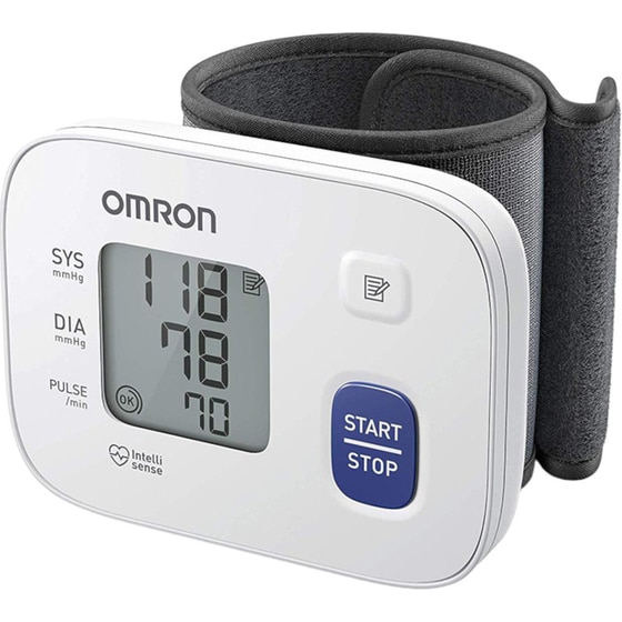 Ψηφιακό Πιεσόμετρο Καρπού Omron RS1 HEM-6160-E με Ανίχνευση Αρρυθμίας Λευκό image 0