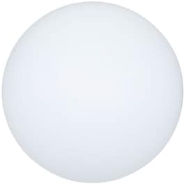 Φωτιστικό Δαπέδου Led Εξωτερικού Χώρου Sptitishop A-s Boule190609 με Τηλεχειριστήριο Φ30x28 cm - Λευκό