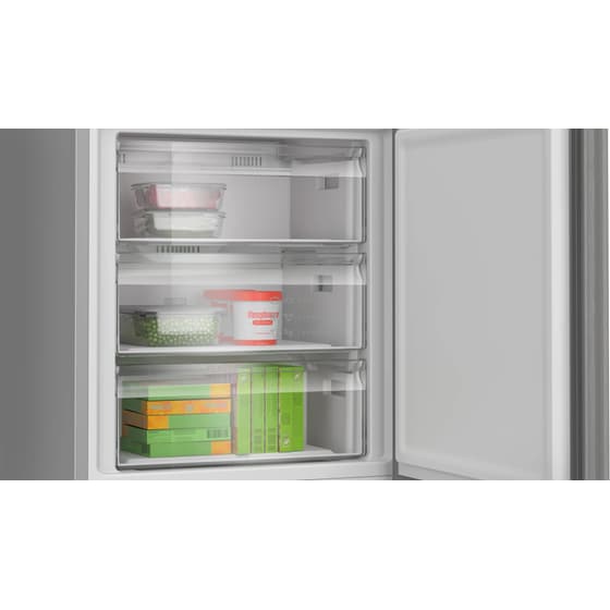BOSCH KGN492LAF Total No Frost 440 Lt Inox Ψυγειοκαταψύκτης image 3