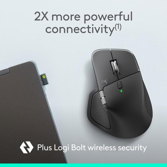 Logitech MX Master 4 Ασύρματο Ποντίκι Μαύρο image 8