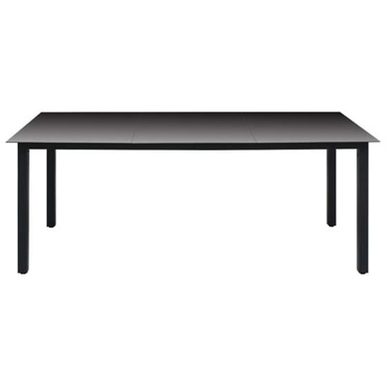 Vidaxl Σετ Τραπεζαρίας Κήπου 9 Τεμαχίων Μαύρο image 3