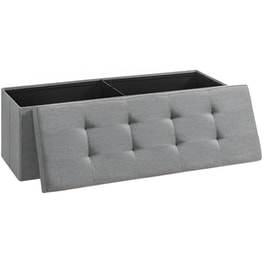 Σκαμπό Σαλονιού Songmics MDF 110x38x38cm - Γκρι