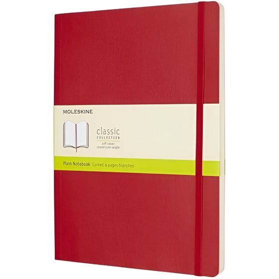 Σημειωματάριο Moleskine Scarlet  Plain Κόκκινο XL (1 Τεμάχιο) image 0