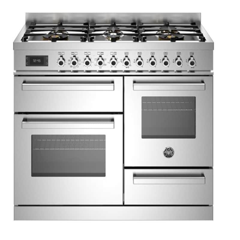 LA GERMANIA BERTAZZONI PRO106L3EXT 58 / 46 / 17 Lt Μεικτή Κουζίνα Αερίου