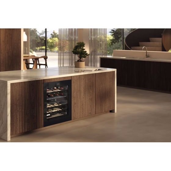 MIELE KWTUS 7096 E για 32 Μπουκάλια Μαύρο Εντοιχιζόμενος Συντηρητής Κρασιών image 3