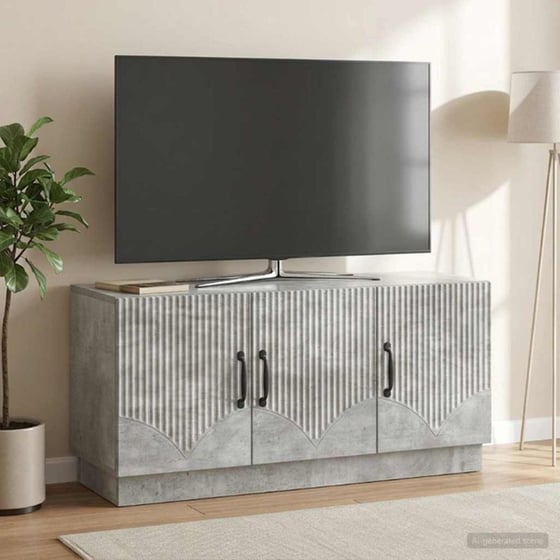 Έπιπλο Τηλεόρασης VidaXL 99x34.5x47 cm - Γκρι Σκυροδέματος image 1