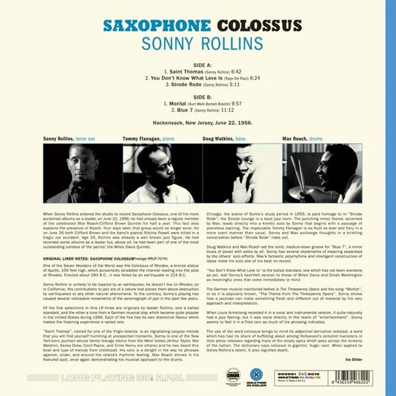 Saxophone Colossus (Ltd.180g Farbiges Vinyl)