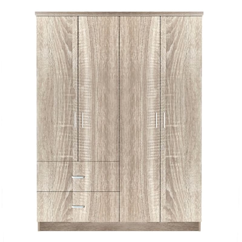 ESMARKET Ντουλάπα Hoya Wax Φυσικό Χρώμα 119x42x181cm