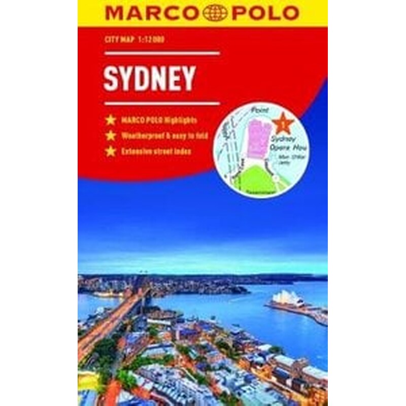 Sydney Marco Polo City Map 2018 - pocket size, easy fold, Sydney street map