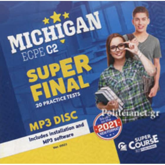 Super Final Michigan ECPE C2 20 practice Tests: Mp3 CD (New Format 2021) image 0
