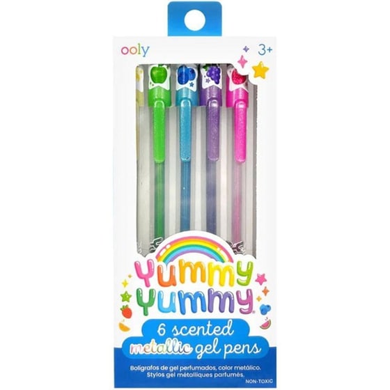 Στυλό Gel Ooly Αρωματικό Μεταλλικοί Yummy (6 Τεμάχια) image 0