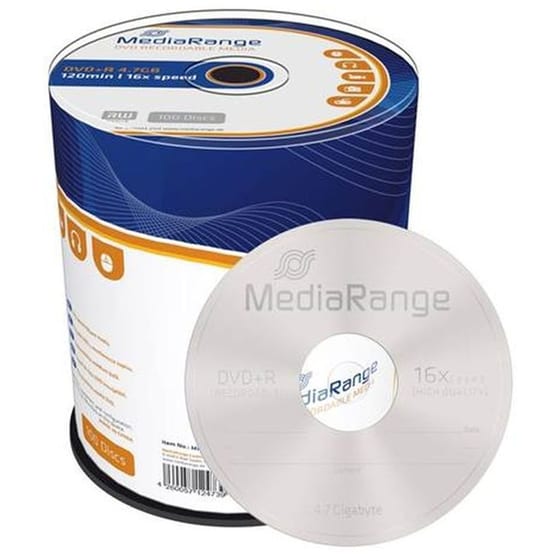 Δίσκοι CD/DVD MediaRange DVD+R 4.7 GB - 1τμχ image 1
