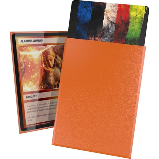 Ultimate Guard Cortex Card Sleeves Standard Size - Orange (100 Sleeves) image 2