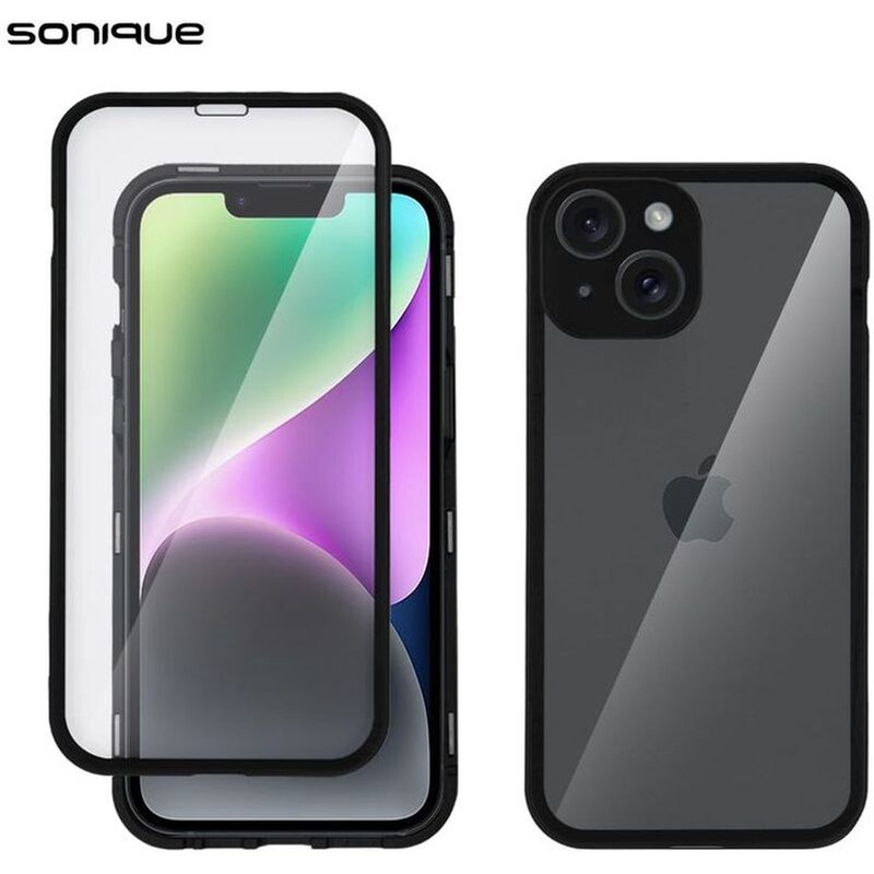 Θήκη Apple iPhone 14 - Sonique Magnetic 360° Full Protector - Μαύρο