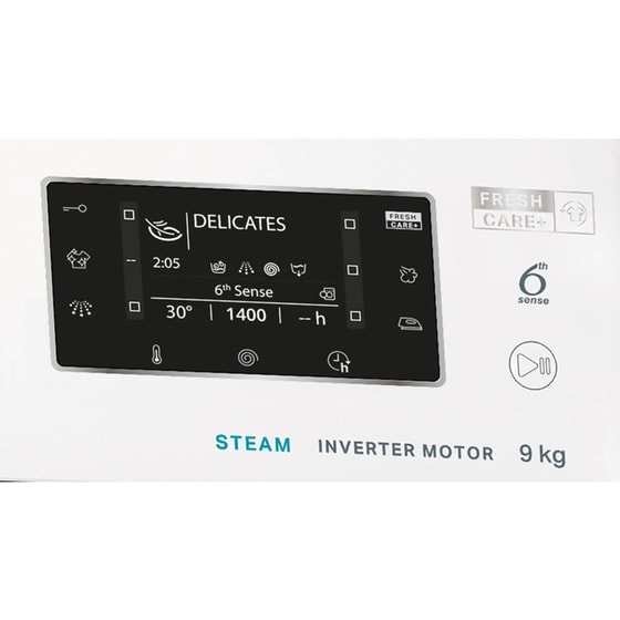 WHIRLPOOL FFD 9479 BV EE 9 kg 1.400 Στροφές Λευκό Πλυντήριο Ρούχων image 4