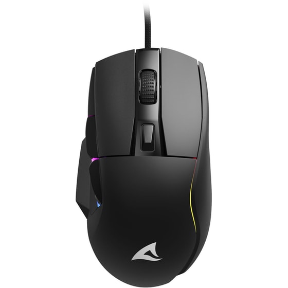 Sharkoon Sgm35 Rgb Gaming Ποντίκι 6400 Dpi Μαύρο (sgm35bk) (shrsgm35bk) image 0