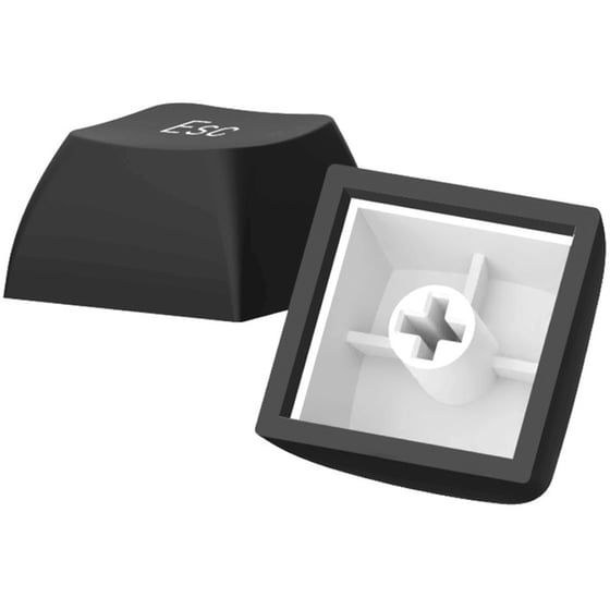 Κιτ Αναβάθμισης Μηχανικού Gaming Πληκτρολογίου Redragon A132 PBT Standard Doubleshot - Μαύρο/Λευκό image 0