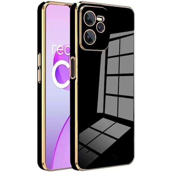 Θήκη Realme C35 - Bodycell Gold Plated - Black image 0