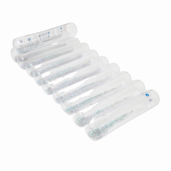 Στρώμα Θαλάσσης SunnyLife Tube Lilo με Glitter 95 cm - Διαφανές image 2