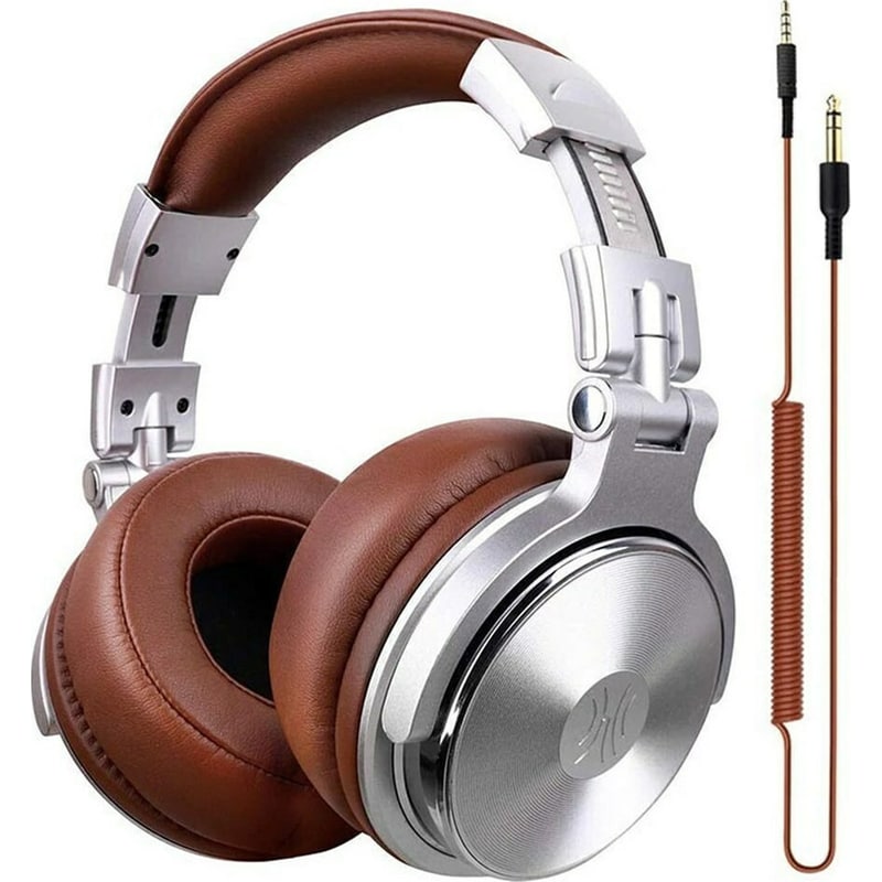 Ακουστικά Κεφαλής Oneodio Pro30 - Ασημί