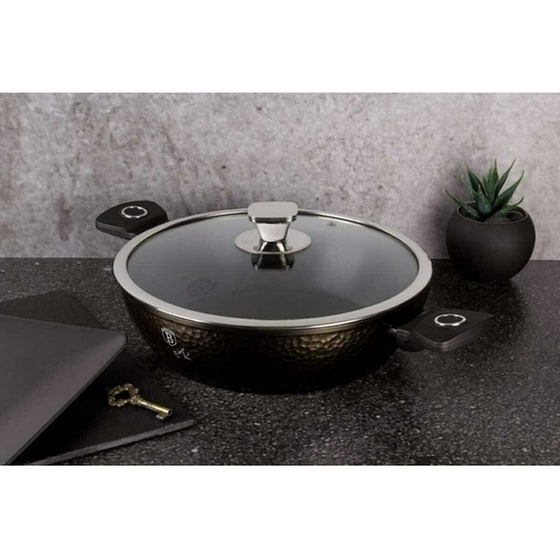 Κατσαρόλα BERLINGER HAUS BH6577 28 cm 3.8 L Μαύρο image 2