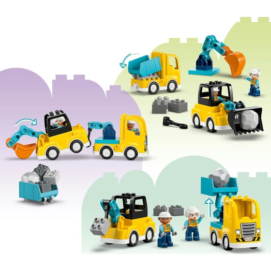 LEGO® DUPLO® Town 3 σε 1 Οχήματα Κατασκευών (10475) image 3
