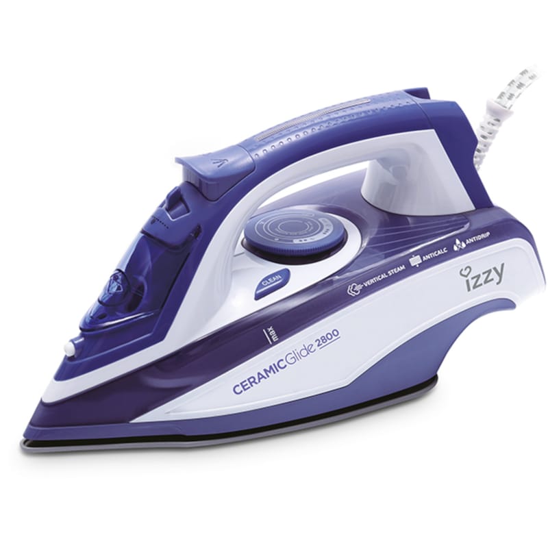 IZZY Σίδερο Ατμού IZZY CERAMIC GLIDE 2800W Μπλε