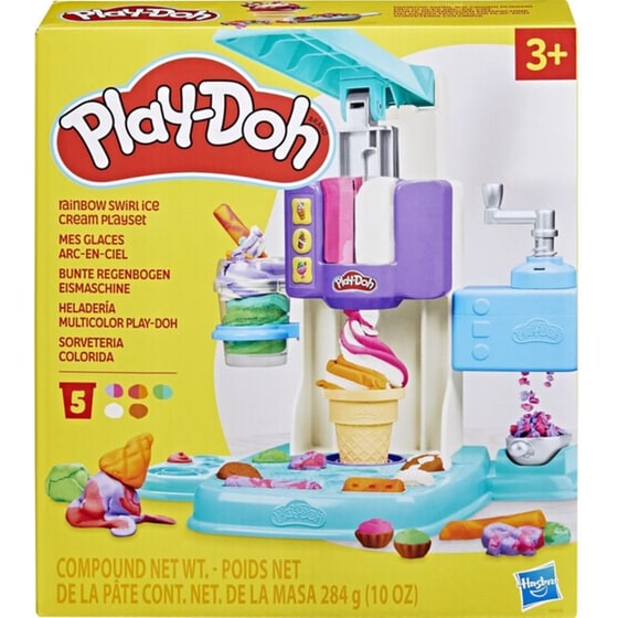 Hasbro Play-Doh Rainbow Swirl Ice Cream Σετ image 0