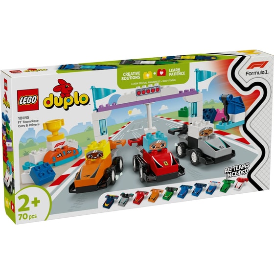 LEGO® Duplo F1® Team Race Cars & Drivers (10445) image 0
