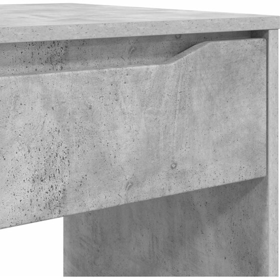Γραφείο VidaXL με Συρτάρι 100x50x78 cm - Γκρι Σκυροδέματος image 9