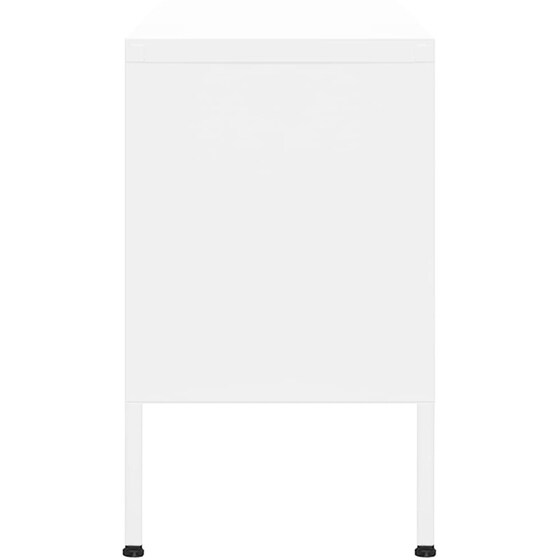 Έπιπλο Τηλεόρασης VidaXL Ατσάλι 105x35x50cm - Λευκό image 3