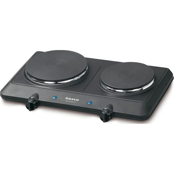 TAURUS VOLCAN DUO 1500 W Μαύρο Διπλή Επιτραπέζια Εστία image 0