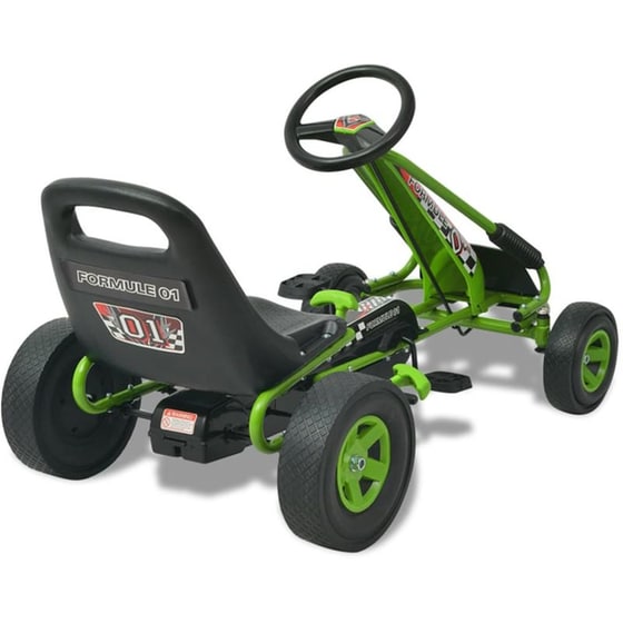 Παιδικό Go Kart με πετάλια Vidaxl Πράσινο image 3