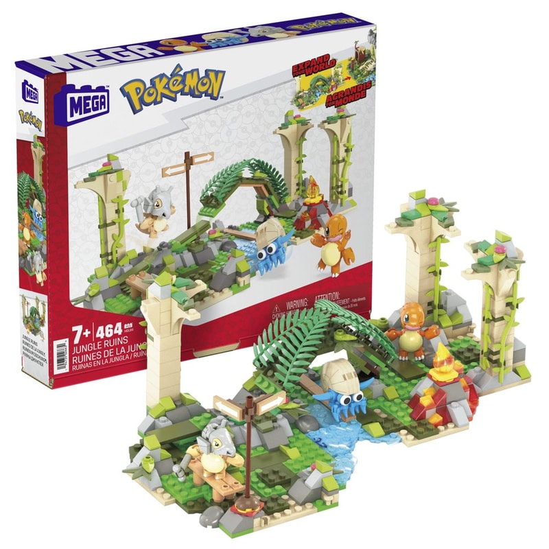 MEGA BLOKS Mega Bloks Τουβλάκια Pokemon Adventure Builder - Forgotten Ruins (464 Κομμάτια)