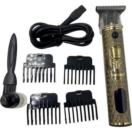 ANDOWL Q-LF753 Κουρευτική Μηχανή  Επαναφορτιζόμενη Χρυσή image 1