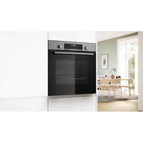 BOSCH HBG536ES3 71 Lt Inox Εντοιχιζόμενος Φούρνος Άνω Πάγκου image 4