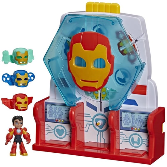 Διαδραστικό Παιχνίδι Hasbro Iron Man And His Awesome Friends: Vehicles And Playsets - Marvel Hall of Armor Playset image 2