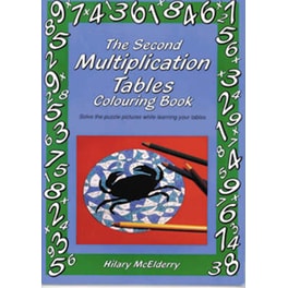 Second Multiplication Tables Colouring Book
