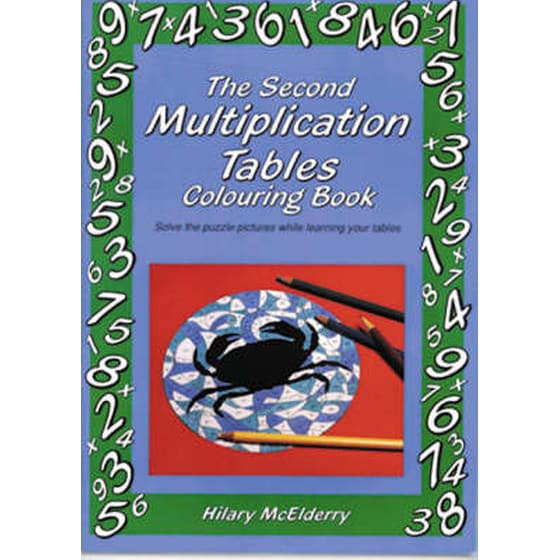 Second Multiplication Tables Colouring Book image 0
