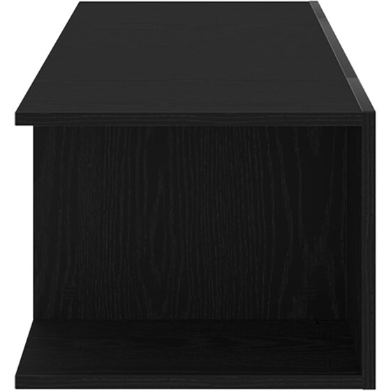 Έπιπλο Τηλεόρασης VidaXL με LED 90 x 39 x 30 cm - Μαύρη Οξιά image 7