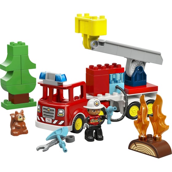LEGO® DUPLO® Town Πυροσβεστικό Όχημα με Μάνικα και Πυροσβέστη (10473) image 5