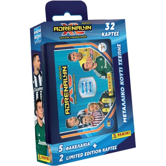 Panini Κάρτες Superleague 24 Adrenalyn Metal Pocket Tin image 0